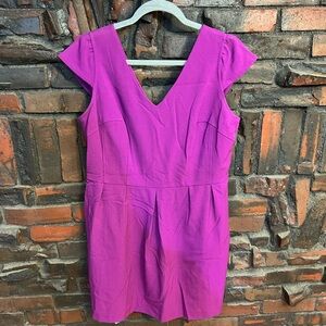 Worthington Mini Dress in Vibrant Purple